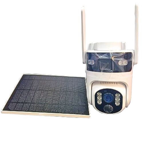 6MP AI Solar Dual View Mini Camera with 15X Zoom & 4G