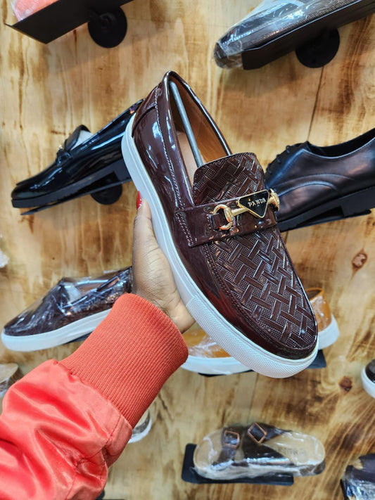 Prada Loafers Dark Brown