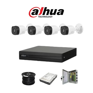 Dahua 4 channel cctv camera colored